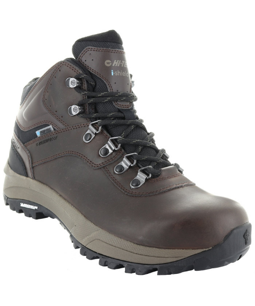 HI-TEC Altitude Michelin Waterproof Hiking Boots Brown - Bennevis Clothing