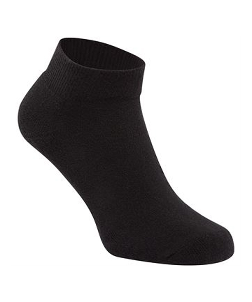 Quarter Sock 3 Pack Black Bennevis Clothing
