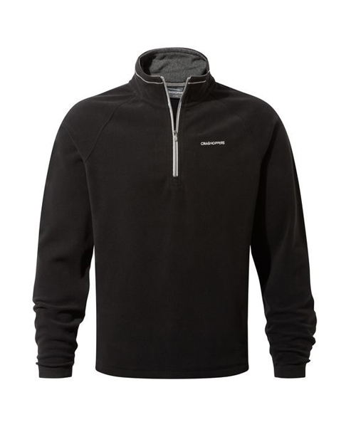 Selby Half-Zip Fleece Black - Bennevis Clothing