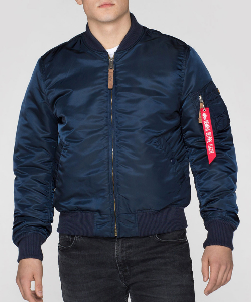 Alpha Industries MA1 VF-59 Bomber Jacket Rep Blue - Bennevis Clothing