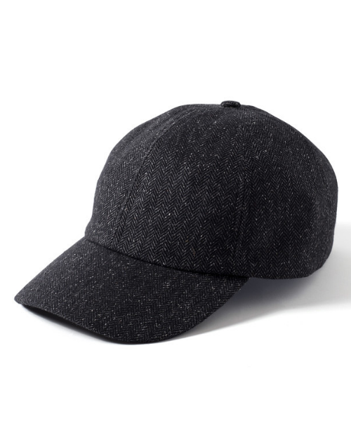 Silk Mixed Baseball Cap Black Bennevis Clothing