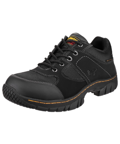 Dr Martens Gunaldo Safety Shoe Black Vegan Approved Bennevis Clothing