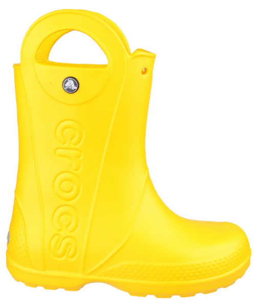 Crocs Handle It Rain Boot Children's Wellingtons Yellow - Bennevis Clothing