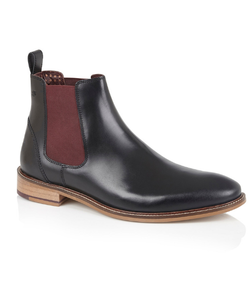 Hamilton Leather Chelsea Black Boot - Bennevis Clothing