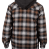 Fleece Hood Flannel Shirt Jacket Dickies Black Timber 2