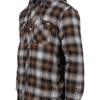 Fleece Hood Flannel Shirt Jacket Dickies Black Timber 3