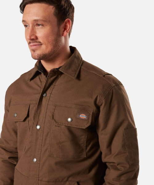 Dickies Flex Duck Shirt Jacket Timber - Bennevis Clothing
