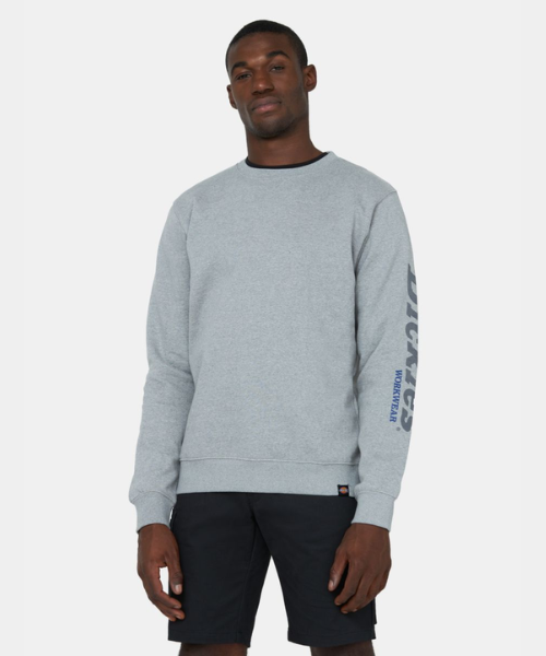 Dickies Okemo Graphic Sweatshirt Grey Melange - Bennevis Clothing
