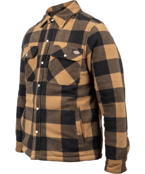Dickies Portland Padded Shirt Khaki - Bennevis Clothing