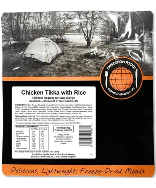 Expedition Foods Chicken Tikka-450Kcal