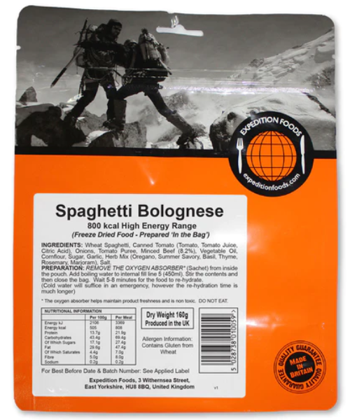 Expedition Foods Spaghetti Bolognese-800kcal