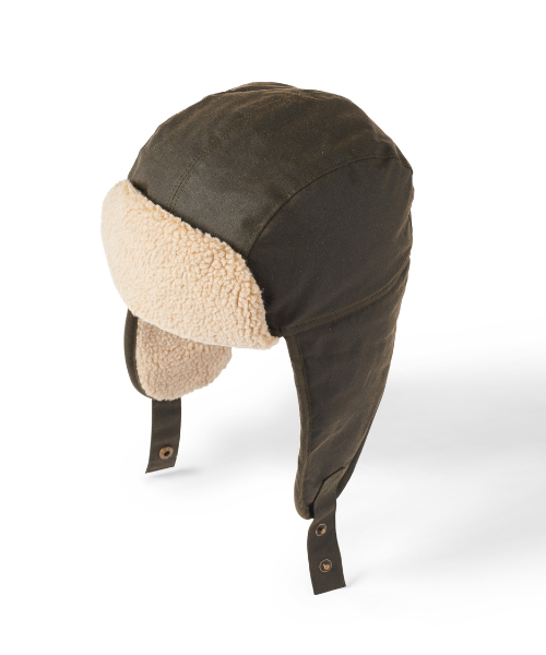 Failsworth Waxed Trapper Hat Olive